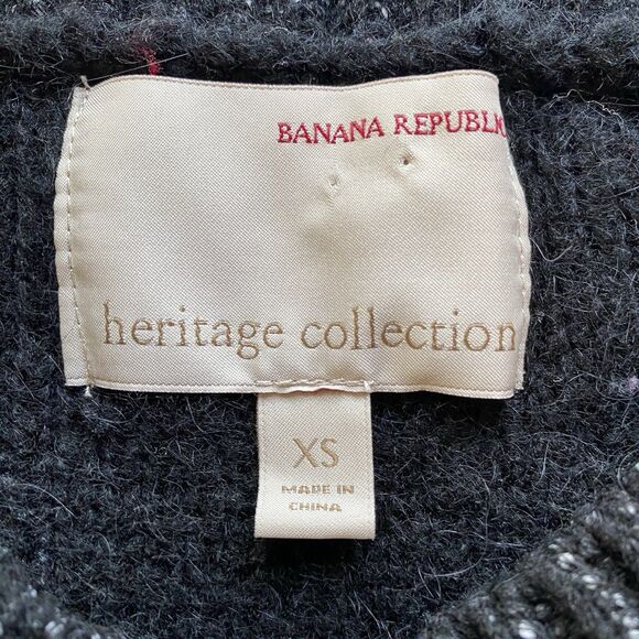 Banana Republic Wool Blend Sleeveless Sweater Top. Black. Casual. Fall Vibes. XS - Picture 6 of 15